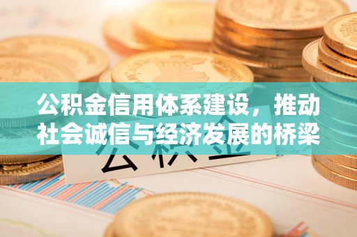 清丰公积金信用体系建设，推动社会诚信与经济发展的桥梁